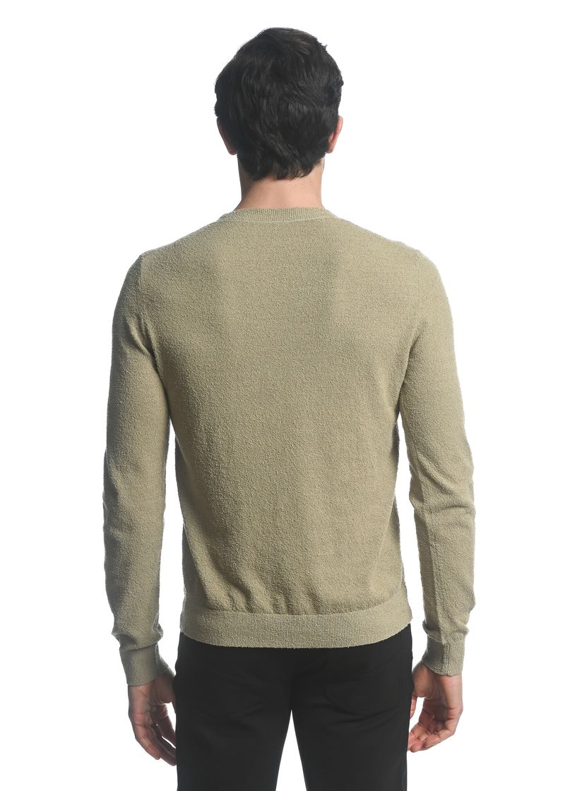 SAGE BOUCLE CREW SWEATER PM-16219