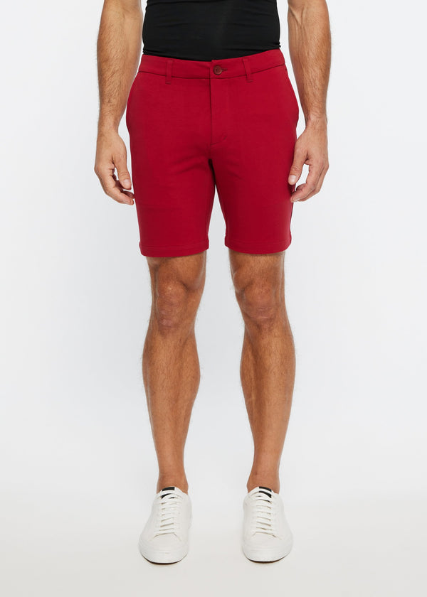 FLAME 8"INSEAM SOLID SLUB KNIT FLEECE SHORT PM-2440 Final Sale