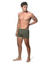 ARMY SOLID SEERSUCKER SWIMSHORT W/ MESH LINING PM-6030