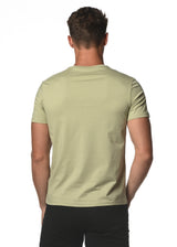 ARTICHOKE COTTON/SORONA SHORT SLEEVE V-NECK TEE PM-1405