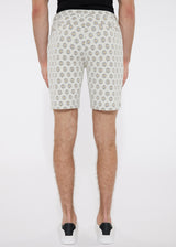 VANILLA FLORAL 8" INSEAM KNIT TEXTURED JACQUARD SHORT-Final Sale