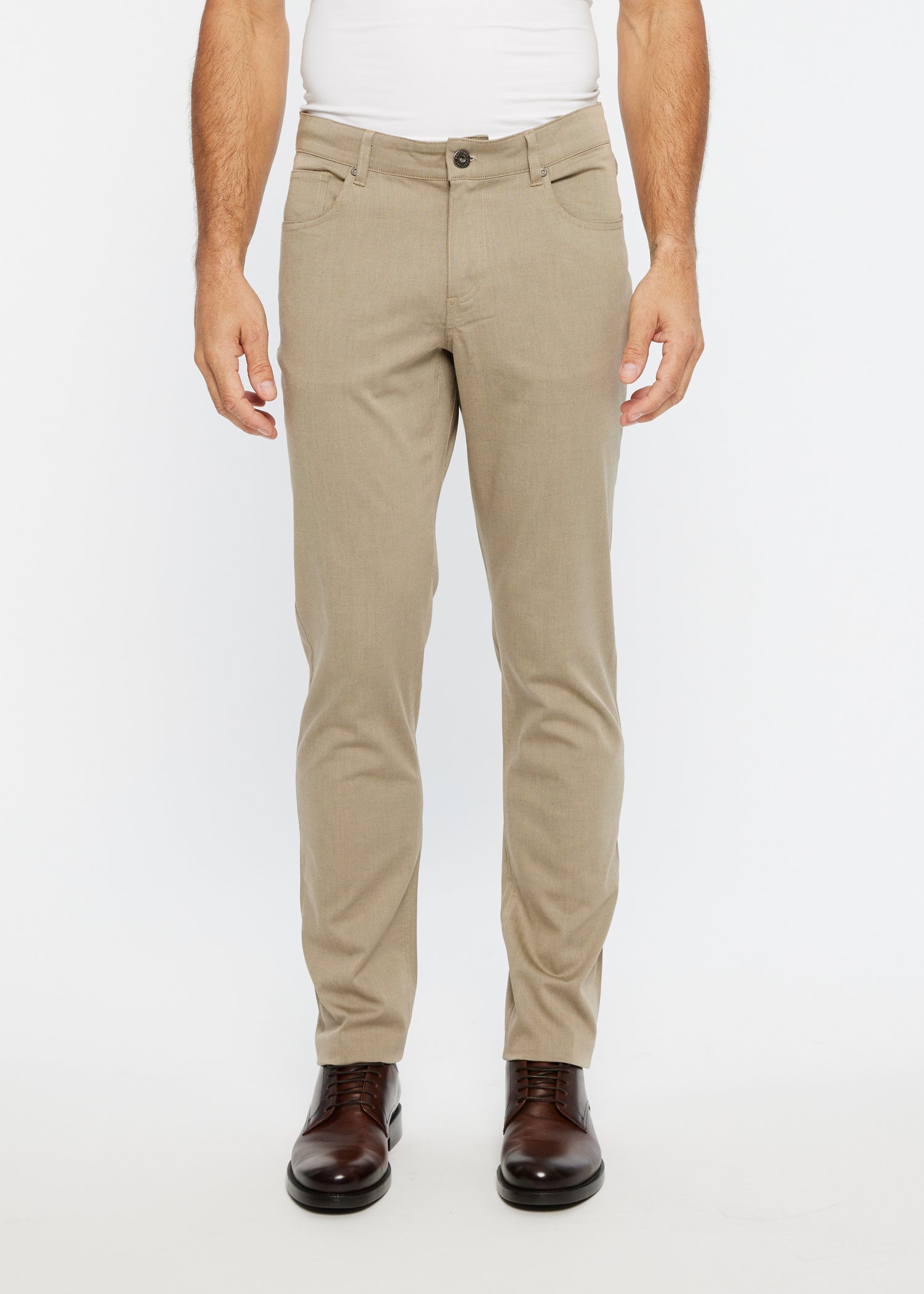 Postmarc – KHAKI 5-POCKET TEXTURED STRETCH WOVEN PANTS PM-3023