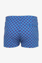 RED/BLUE DOTS MARBELLA 2.5 INSEAM SWIM SHORTS PM-6002-07 FINAL SALE