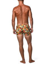 SUNSET GOLD TROPICS MARBELLA 2.5" INSEAM SWIM SHORT PM-6002-41