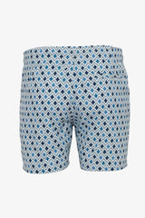 SLATE/BLUE MOSAIC BELIZE 6" INSEAM SWIM SHORTS PM-6003-10