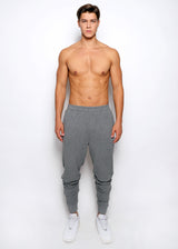 CHARCOAL STRETCH KNIT JOGGER W/ CUFF PM-75013