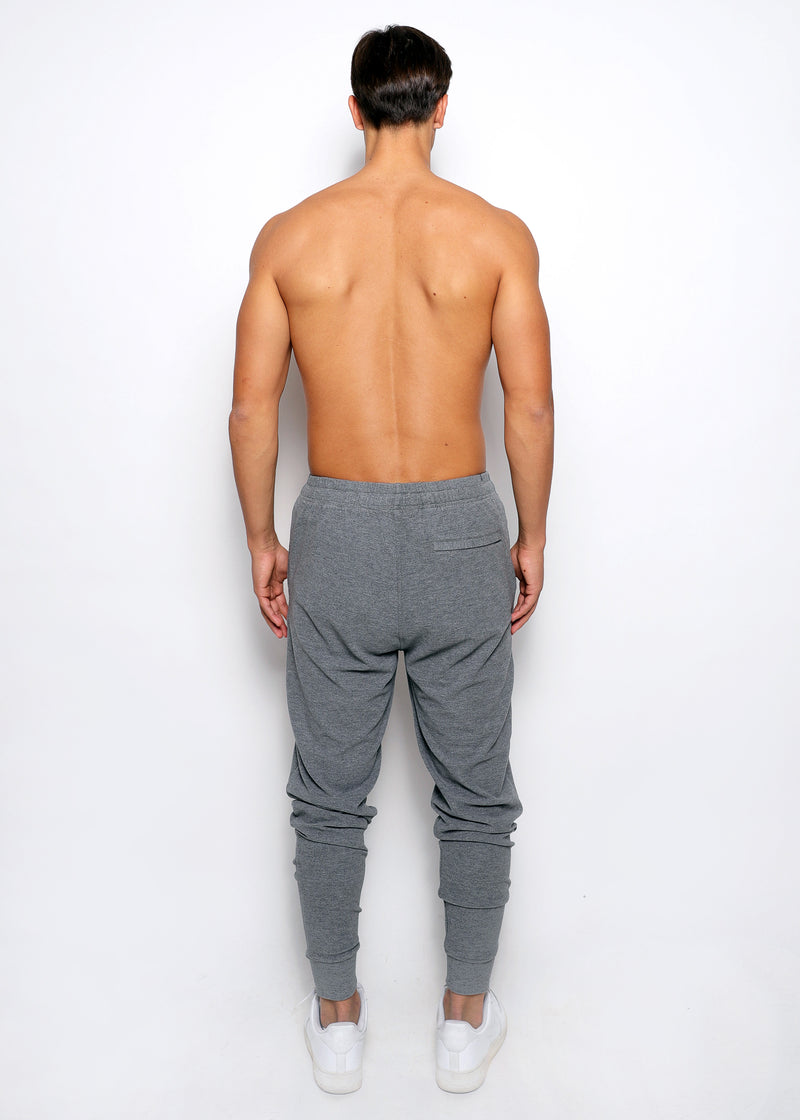 CHARCOAL STRETCH KNIT JOGGER W/ CUFF PM-75013