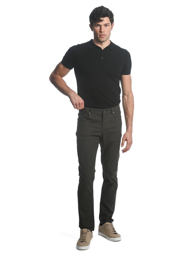 CARBON TEXTURED STRETCH WOVEN  5-POCKET JEANS PM-3036